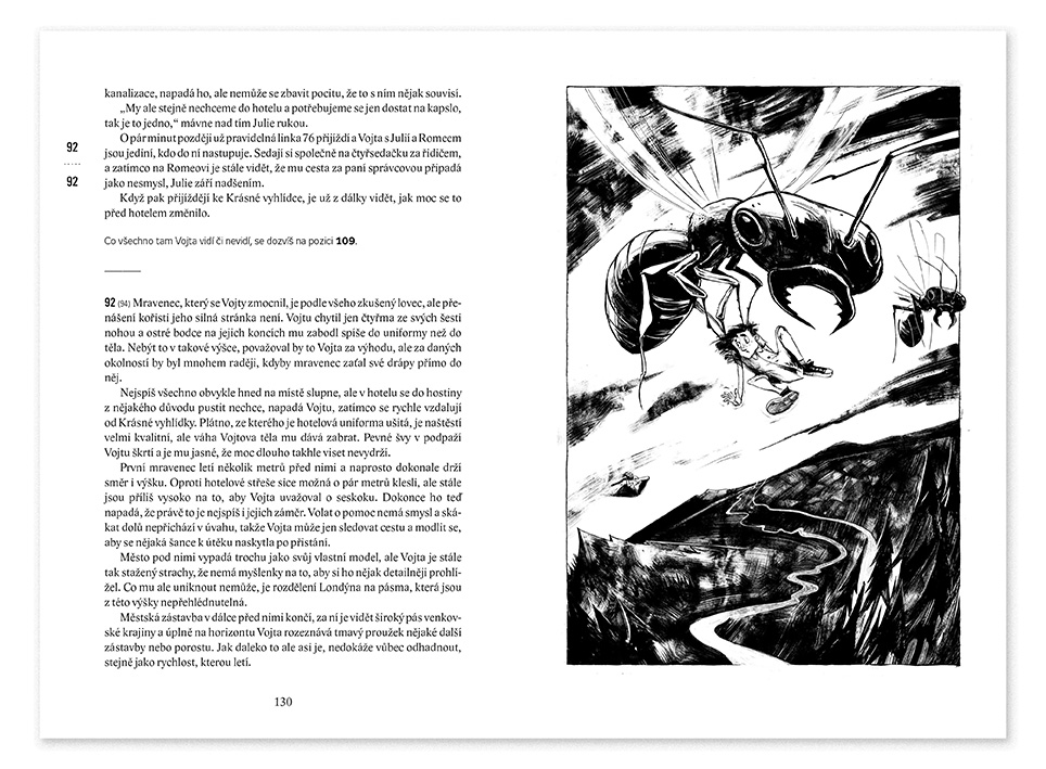 Nejhorší den Vojty Drábka – ilustrace mravenec
